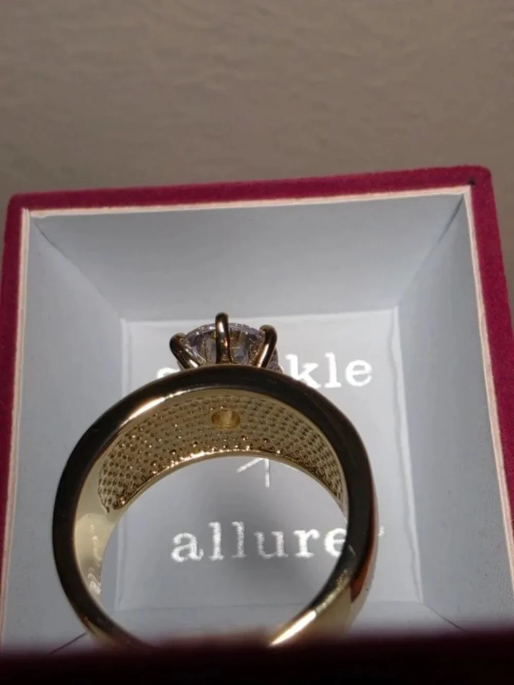 Sparkle Allure 14kt Gold Plated Ring